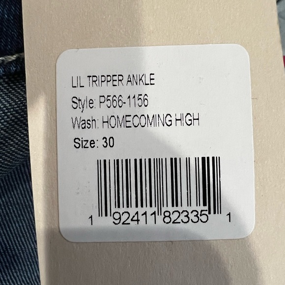 MOTHER Blue Ankle Cropped Pants - Picture 7 of 8